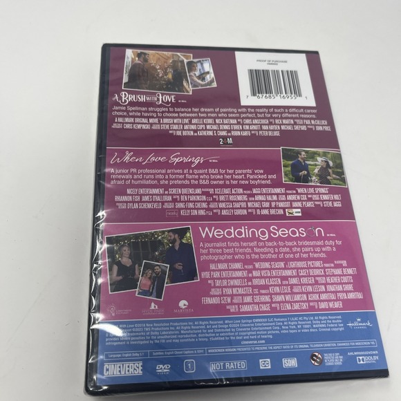 Hallmark Channel Collection Brush With Love When Love Springs Wedding Season DVD - Picture 3 of 3